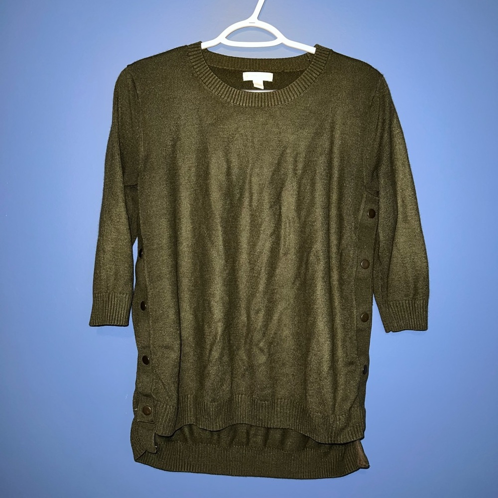 New York & Company Green Sweater